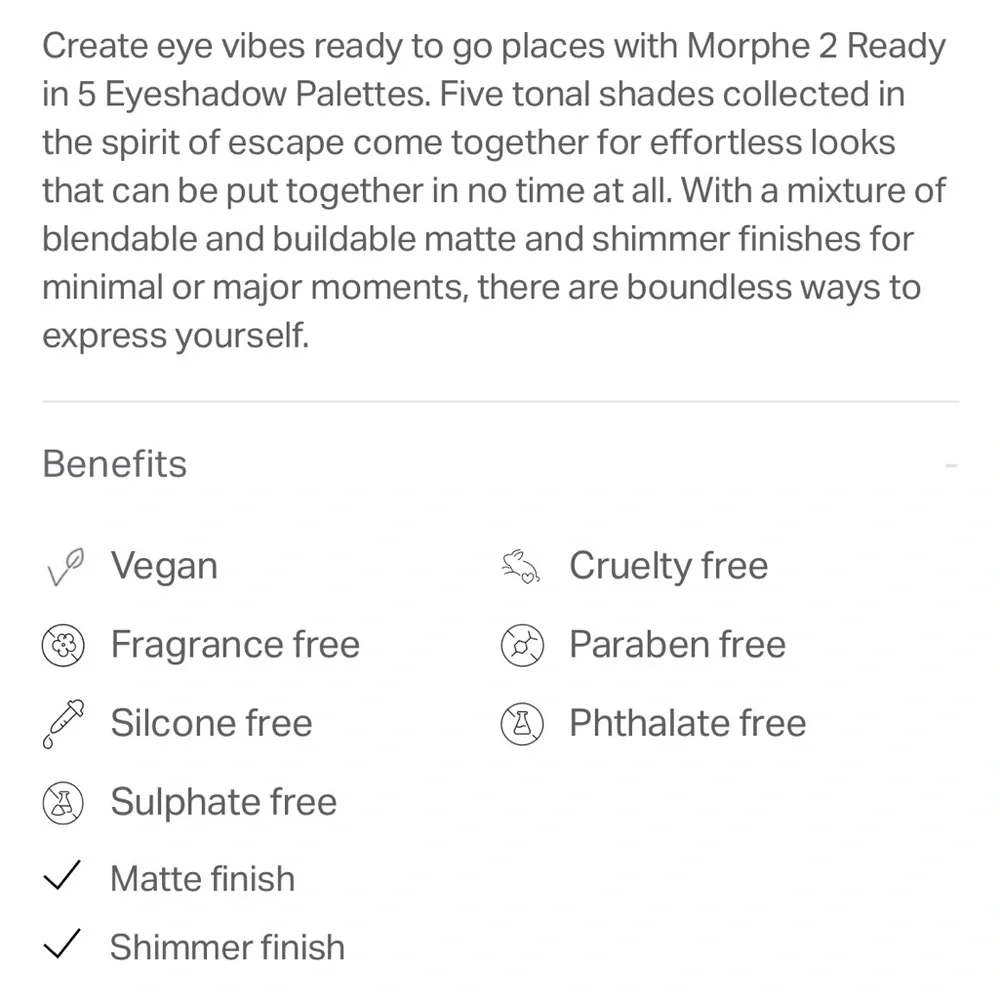 Morphe 2 Ready In 5 Eyeshadow Palette